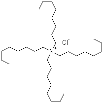 Tetraoctylammonium chloride molecular structure (CAS 3125-07-3)