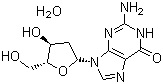 structure of CAS# 312693-72-4, 2'-脱氧鸟苷一水合物