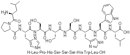 CAS 登录号：312754-28-2, L-亮氨酰-L-脯氨酰-L-组氨酰-L-丝氨酰-L-丝氨酰-L-丝氨酰-L-组氨酰-L-色氨酰-L-亮氨酸