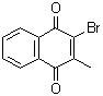 2-Bromo-3-methyl-1,4-naphthalenedione molecular structure (CAS 3129-39-3)