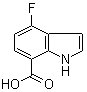 CAS # 313337-34-7, 4-Fluoro-1H-indole-7-carboxylic acid, 4-Fluoro-7-indolecarboxylic acid