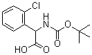 CAS # 313490-25-4, 2-Chloro-alpha-[[(1,1-dimethylethoxy)carbonyl]amino]benzeneacetic acid, [(tert-Butoxycarbonyl)amino](2-chlorophenyl)acetic acid