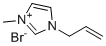 structure of CAS# 31410-07-8, 1-Allyl-3-methylimidazolium bromide
