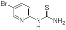 structure of CAS# 31430-38-3, 1-(5-溴-2-吡啶基)-2-硫脲
