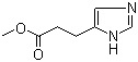 structure of CAS# 31434-93-2, 1H-Imidazole-5-propanoic acid methyl ester