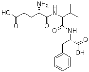 CAS # 31461-61-7, L-alpha-glutamyl-L-valyl-L-phenylalanine, 4-Amino-N-[1-[(alpha-carboxyphenethyl)carbamoyl]-2-methylpropyl]glutaramic acid stereoisomer