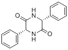 structure of CAS# 31485-02-6, (3R,6R)-3,6-Diphenylpiperazine-2,5-dione