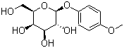 structure of CAS# 3150-20-7, 4-甲氧基苯基 beta-D-吡喃半乳糖苷