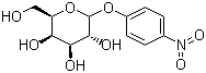 structure of CAS# 3150-24-1, 4-硝基苯基-D-吡喃葡糖苷