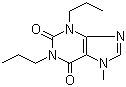 structure of CAS# 31542-63-9, 1,3-二丙基-7-甲基黄嘌呤