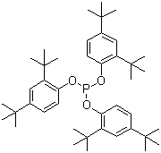CAS 登录号：31570-04-4, 三(2,4-二叔丁基)亚磷酸苯酯, 亚磷酸三(2,4-二叔丁基苯基)酯, 抗氧剂 168