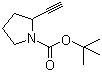 structure of CAS# 316141-37-4, (R)-2-乙炔基吡咯烷-1-羧酸叔丁酯