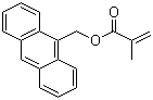 CAS # 31645-35-9, 9-Anthracenylmethyl methacrylate, anthracen-9-ylmethyl 2-methylprop-2-enoate