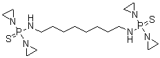 CAS # 31695-52-0, N,N'-(Octane-1,8-diyl)bis(P,P-di(aziridin-1-yl)phosphinothioic amide), ENT 61429, NSC 117903
