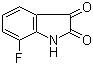 CAS # 317-20-4, 7-Fluoroisatin, 7-Fluoroindole-1H-2,3-dione, 7-Fluoro-2,3-indolinedione