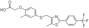 structure of CAS# 317318-70-0, GW 501516