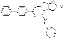 CAS # 31752-98-4, (3aalpha,4alpha,5beta,6aalpha)-(-)-[1,1'-Biphenyl]-4-carboxylic acid hexahydro-2-oxo-4-[(phenylmethoxy)methyl]-2H-cyclopenta[b]furan-5-yl ester