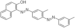 CAS # 3176-79-2, Solvent Red 25, Sudan Red B, 1-[[3-Methyl-4-[(3-methylphenyl)azo]phenyl]azo]-2-naphthol