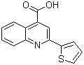 structure of CAS# 31792-47-9, 2-(噻吩-2-基)喹啉-4-甲酸