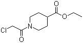 structure of CAS# 318280-71-6, 1-(2-氯乙酰基)-4-哌啶甲酸乙酯