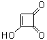 CAS # 31876-38-7, Hydroxycyclobutenedione, 3-Hydroxy-3-cyclobutene-1,2-dione, 1-Hydroxycyclobutene-3,4-dione, 3-Hydroxy-3-cyclobutenedione, Hydroxycyclobutenedione, Moniliformin, NSC 292896, Semisquaric acid