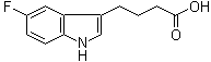 CAS # 319-72-2, 5-Fluoroindole-3-butyric acid, 4-(5-Fluoro-1H-indol-3-yl)butanoic acid