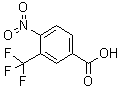 CAS # 320-38-7, 4-Nitro-3-(trifluoromethyl)benzoic acid