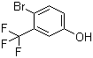 CAS # 320-49-0, 4-Bromo-3-(trifluoromethyl)phenol, 3-Trifluoromethyl-4-bromophenol