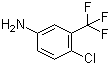 structure of CAS# 320-51-4, 5-Amino-2-chlorobenzotrifluoride