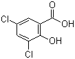 3,5-Dichlorosalicylic acid molecular structure (CAS 320-72-9)