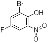 2-溴-4-氟-6-硝基苯酚分子结构 (CAS 320-75-2)