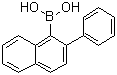 (2-Phenyl-1-naphthalenyl)boronic acid molecular structure (CAS 320381-26-8)