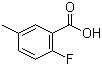 CAS # 321-12-0, 2-Fluoro-5-methylbenzoic acid