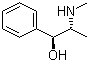 (1S,2R)-2-Methylamino-1-phenylpropan-1-ol molecular structure (CAS 321-98-2)