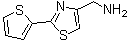 structure of CAS# 321309-35-7, [(2-Thien-2-yl-1,3-thiazol-4-yl)methyl]amine