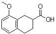 structure of CAS# 32178-63-5, 8-甲氧基-1,2,3,4-四氢萘-2-羧酸