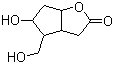 CAS # 32233-40-2, (-)-Corey lactone diol, (-)-6beta-Hydroxymethyl-7alpha-hydroxy-cis-2-oxabicyclo[3.3.0]octan-3-one, (3aR,4S,5R,6aS)-(-)-Hexahydro-5-hydroxy-4-(hydroxymethyl)-2H-cyclopenta[b]furan-2-one
