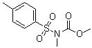 Methyl(p-tolylsulfonyl)carbamic acid methyl ester molecular structure (CAS 32258-50-7)