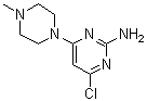 structure of CAS# 322691-38-3, 4-Chloro-6-(4-methylpiperazin-1-yl)pyrimidin-2-amine