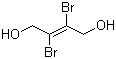 CAS # 3234-02-4, 2,3-Dibromo-2-butene-1,4-diol, (E)-2,3-Dibromo-2-butene-1,4-diol, trans-2,3-Dibromo-2-butene-1,4-diol