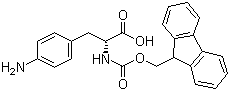 structure of CAS# 324017-21-2, 4-氨基-N-[芴甲氧羰基]-D-苯丙氨酸