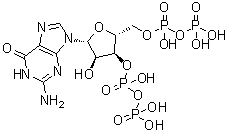 5'-Diphosphoguanosine 3'-diphosphate molecular structure (CAS 32452-17-8)