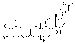CAS 登录号：32476-67-8 (127-32-2), 杠柳麻甙