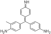 CAS # 3248-93-9, Solvent Red 41, Fuchsin basic, 4-[(4-Aminophenyl)(4-imino-2,5-cyclohexadien-1-ylidene)methyl]-2-methylbenzenamine