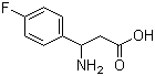 structure of CAS# 325-89-3, 3-氨基-3-(4-氟苯基)丙酸