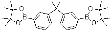 structure of CAS# 325129-69-9, 2,2'-(9,9-二甲基-9H-芴-2,7-二基)二[4,4,5,5-四甲基-1,3,2-二氧硼杂环戊烷]