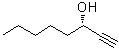 structure of CAS# 32556-71-1, (S)-1-辛炔-3-醇