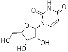 1-alpha-D-Ribofuranosyl-2,4(1H,3H)-pyrimidinedione molecular structure (CAS 3258-07-9)