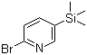 2-Bromo-5-(trimethylsilyl)pyridine molecular structure (CAS 325958-97-2)