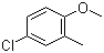 structure of CAS# 3260-85-3, 4-Chloro-2-methylanisole